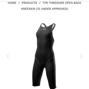 TYR Thresher Kneeskin (12 and U approved) Techsuit